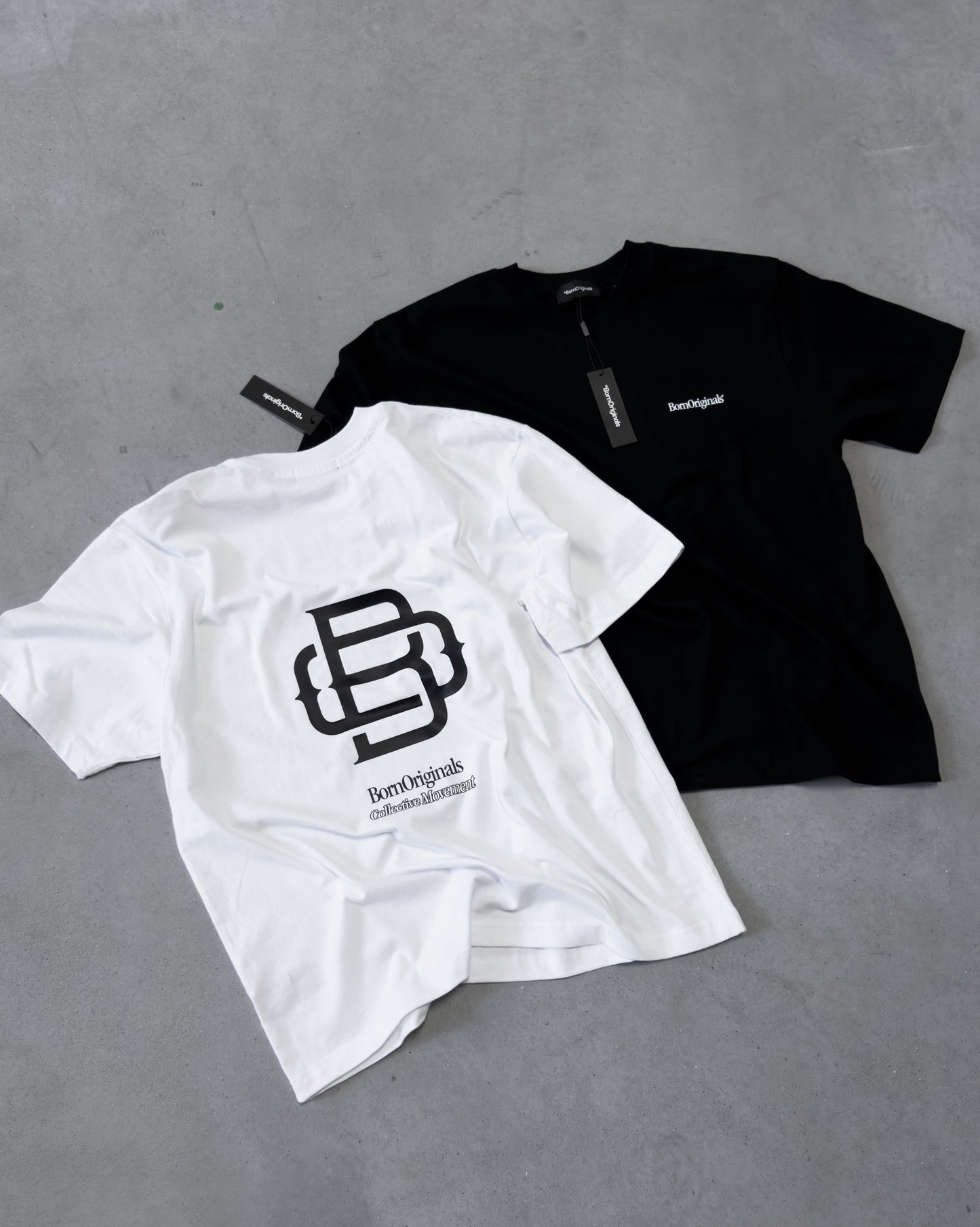 Unisex Oversized T-Shirt White "Classic Monogram"